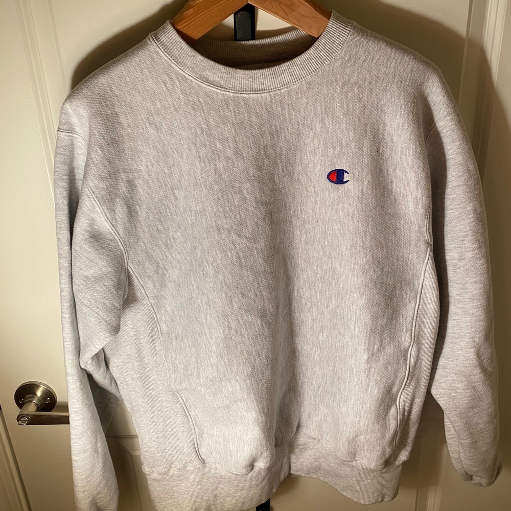 Vintage 90s Champion Gray Crewneck Sweatshirt